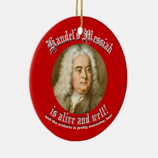 Handel's Messiah Keramisch Ornament (Rechts)