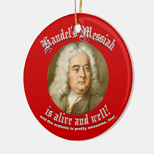 Handel's Messiah Keramisch Ornament (Links)