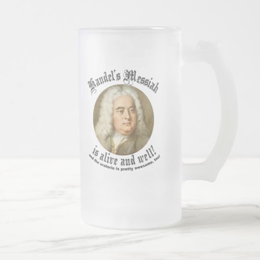 Handel's Messiah Matglas Bierpul (Rechts)