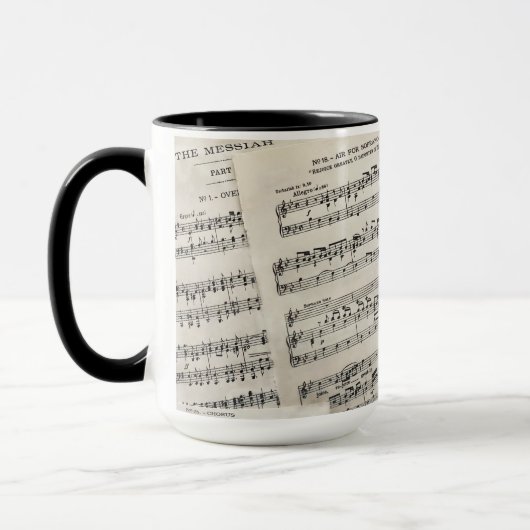 Handel's MESSIAH-mok voor SOPRANO Mok (Links)