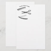 Handelsbelemmeringen Briefpapier (Voorkant / Achterkant)