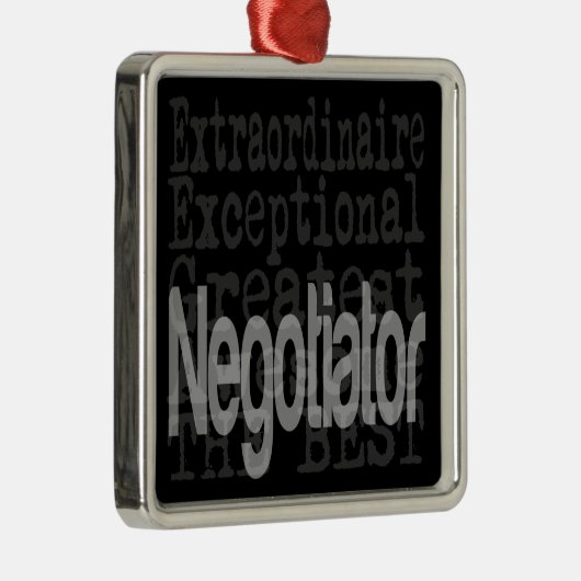 Handelsbemiddelaar met metalen versiering metalen ornament (Rechts)