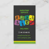 Handelsbemiddeling, huisonderhoud visitekaartje (Voorkant)