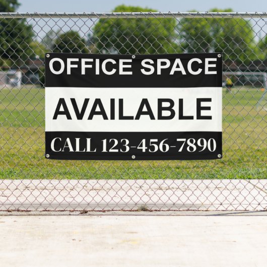 Handelsbemiddeling Kantoor-leasingbanner Spandoek (Insitu)