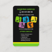 Handelsbemiddeling, visitekaartje voor huisonderho (Voorkant)