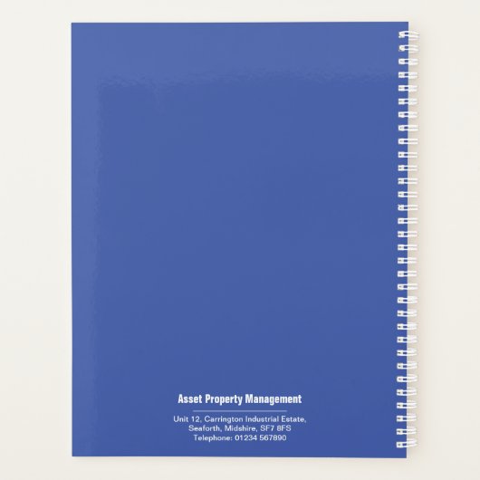 Handelsbenaming onroerend goed of onroerend goed planner (Achterkant)