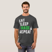 Handelsbeurs - Grote effectenmakelaar T-shirt (Voorkant volledig)