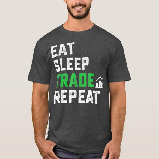 Handelsbeurs - Grote effectenmakelaar T-shirt (Voorkant)
