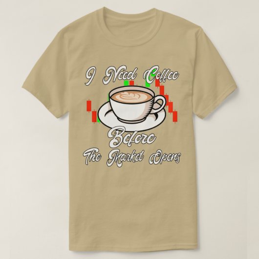 Handelsbeurs op de beurs t-shirt (Design voorkant)