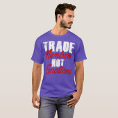 Handelsbeurstransacties beursgenoteerde aandelen t-shirt (Voorkant volledig)