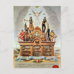 HandelsEmbleem van de Geallieerde Vereniging Briefkaart