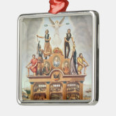 HandelsEmbleem van de Geallieerde Vereniging Metalen Ornament (Links)