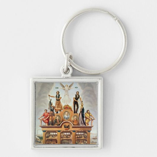 HandelsEmbleem van de Geallieerde Vereniging Sleutelhanger (Voorkant)