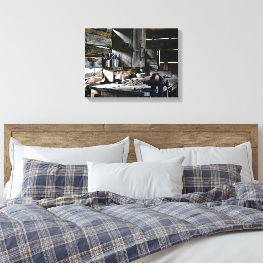 Handelsinstrumenten Canvas Afdruk (Insitu (Slaapkamer))