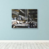 Handelsinstrumenten Canvas Afdruk (Insitu (Houten vloer))