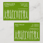 Handelsinstrumenten (Chubby) - Shades of Green Visitekaartje (Voorkant / Achterkant)