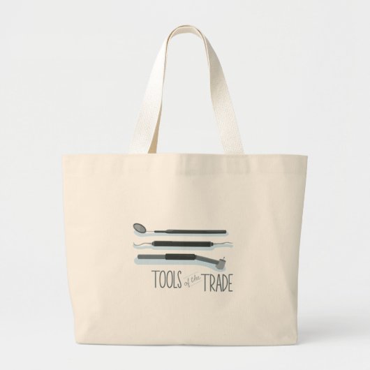Handelsinstrumenten Grote Tote Bag (Voorkant)