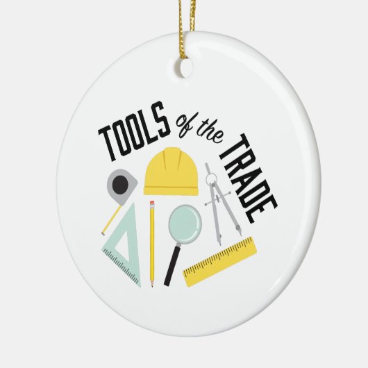 Handelsinstrumenten Keramisch Ornament (Links)