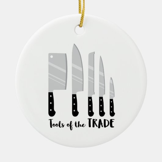 Handelsinstrumenten Keramisch Ornament (Voorkant)