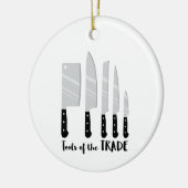 Handelsinstrumenten Keramisch Ornament (Links)