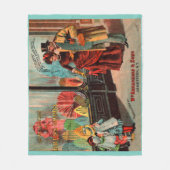 handelskaart William Broadhead & Sons kleding Fleece Deken (Voorkant)