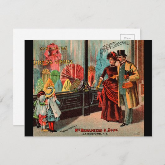 Handelskaart William Broadhead & Sons-kledingartik Briefkaart (Voorkant / Achterkant)