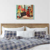 Handelskaart William Broadhead & Sons-kledingartik Canvas Afdruk (Insitu (Slaapkamer))