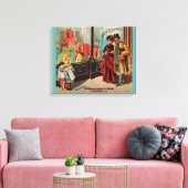 Handelskaart William Broadhead & Sons-kledingartik Canvas Afdruk (Insitu (Woonkamer))