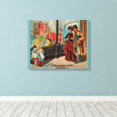 Handelskaart William Broadhead & Sons-kledingartik Canvas Afdruk (Insitu (Houten vloer))