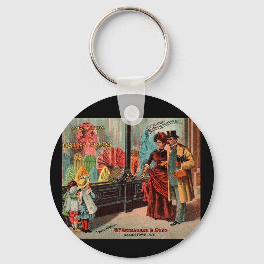 Handelskaart William Broadhead & Sons-kledingartik Sleutelhanger (Voorkant)