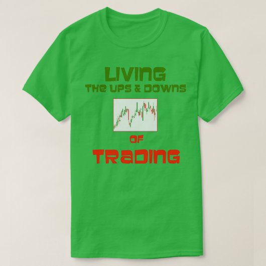 Handelskaarten Ups en Downs T-shirt (Design voorkant)