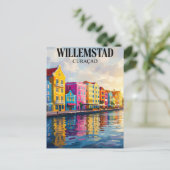 Handelskade Curaçao Briefkaart (Staand voorkant)