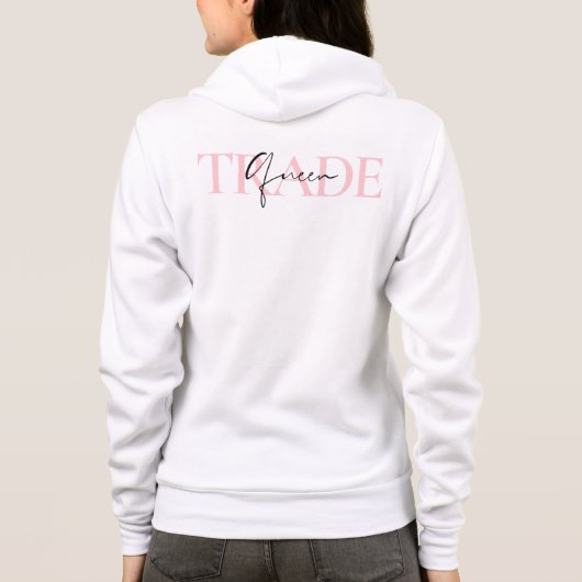handelskoningin hoodie (Achterkant)