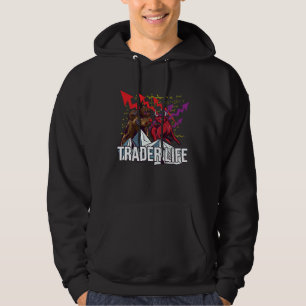 Handelsleven Aandelenmarkt Belegger Forex Invester Hoodie