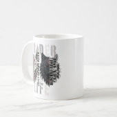 Handelsleven | Wolf | Beide kanten Koffiemok (Voorkant links)