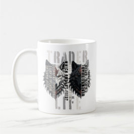 Handelsleven | Wolf | Beide kanten Koffiemok