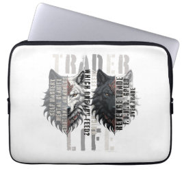 Handelsleven | Wolf | Beide kanten Laptop Sleeve
