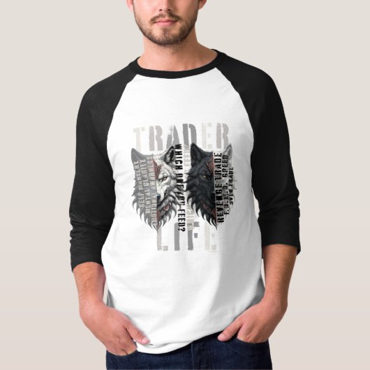 Handelsleven | Wolf | Beide kanten T-shirt (Voorkant)