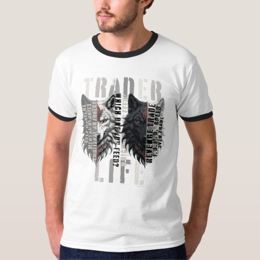Handelsleven | Wolf | Beide kanten T-shirt (Voorkant)