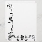 handelslijnen Gepersonaliseerde briefhoofd (Voorkant / Achterkant)