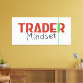 Handelsmentaliteit – Discipline Gericht Handelen Canvas Afdruk (Insitu (Woonkamer))