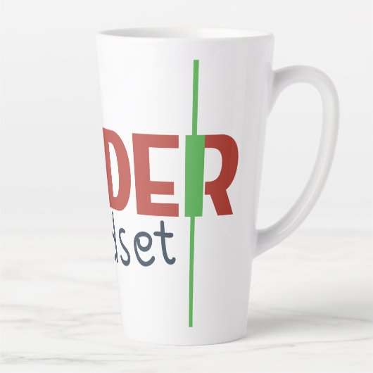 Handelsmentaliteit – Discipline Gericht Handelen Latte Mok (Rechts)