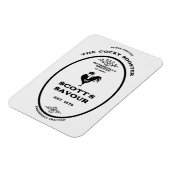 Handelsmerk, de eigenwijze haan, aanpasbaar magneet (Linkerzijde)