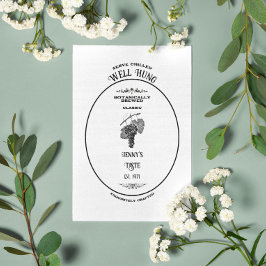 Handelsmerk, goed gehangen, aanpasbaar notitiekaartje