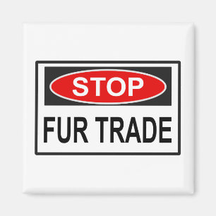 Handelsmerk stoppen rood magneet