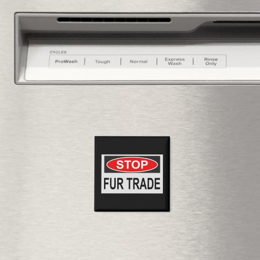 Handelsmerk stoppen rood magneet (Insitu (Vaatwasser))