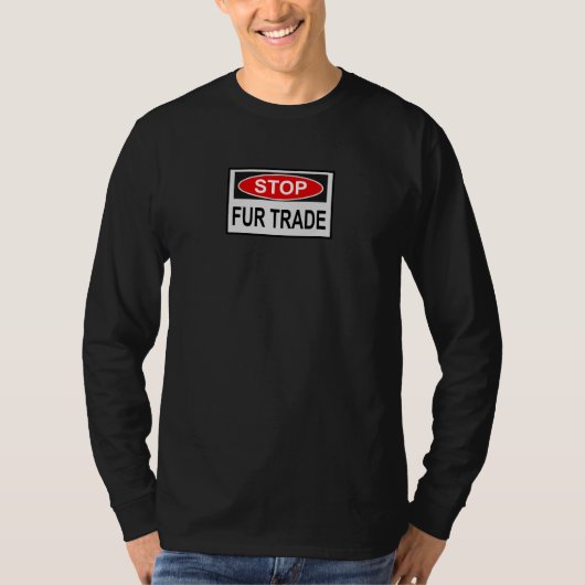 Handelsmerk stoppen rood t-shirt (Voorkant)