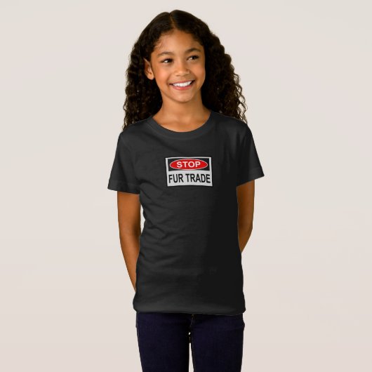 Handelsmerk stoppen rood t-shirt (Voorkant volledig)