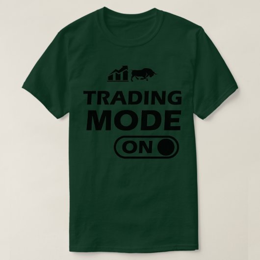 Handelsmodus handelaar ingeschakeld t-shirt (Design voorkant)
