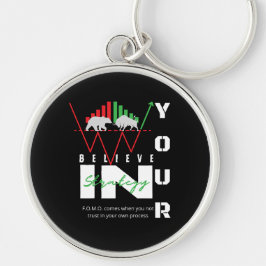Handelsmotivatie | Bullish | Patroon Sleutelhanger